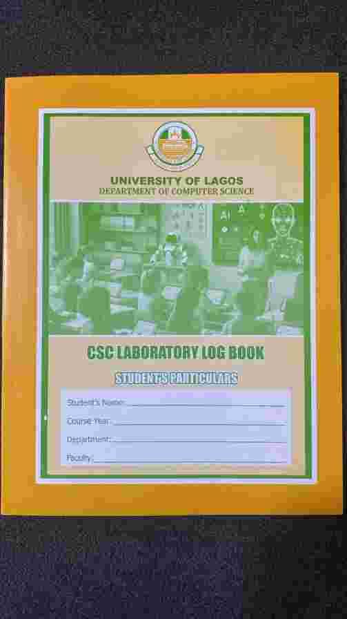 Cover of CSC Laboratory log book