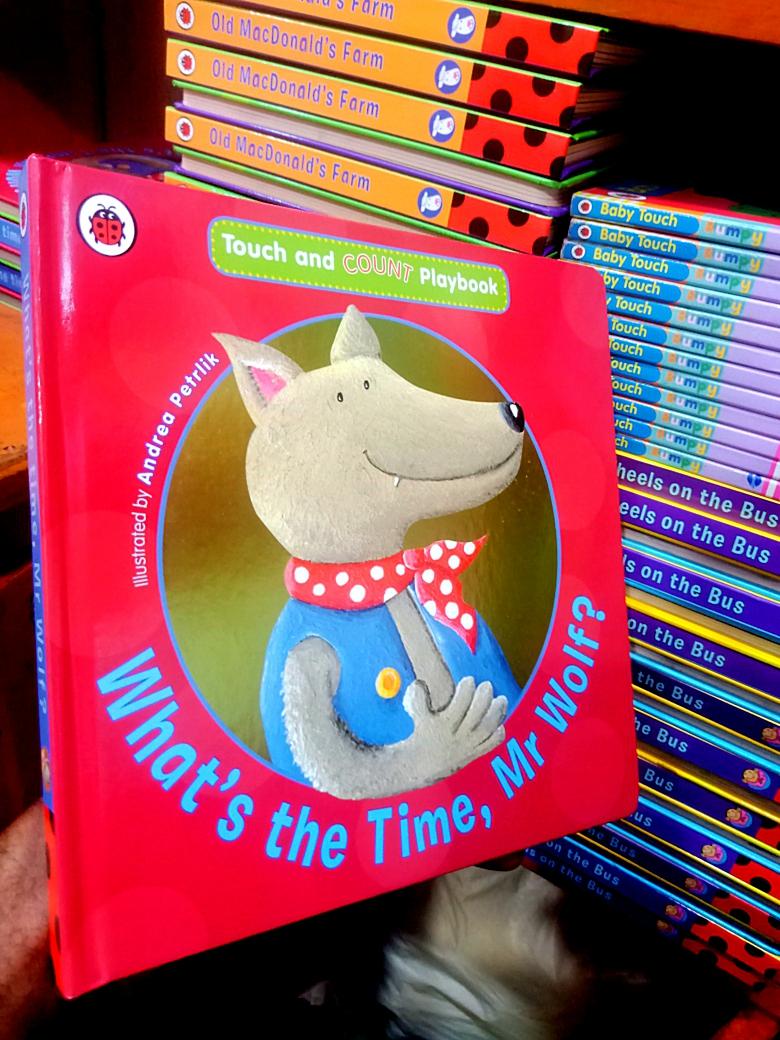 Cover of What's the time Mr Wolf/ Touch and count playbook.