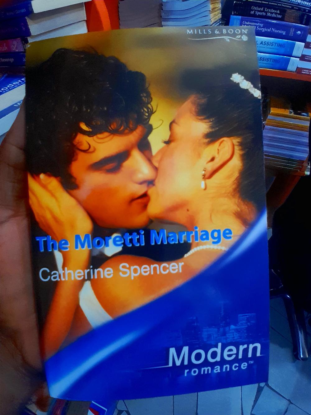 Cover of The moretti marriage 