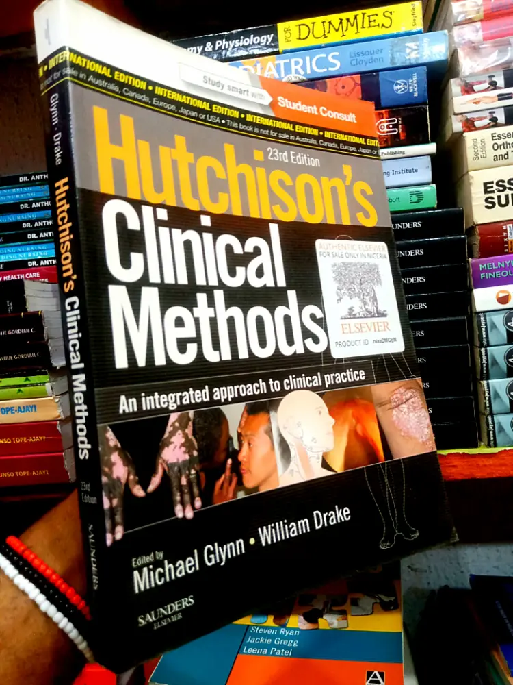 Cover of Hutchinson's Clinical Methods.